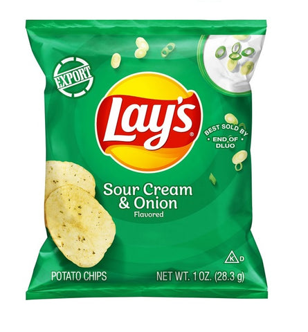 LAY'S SOUR CREAM&ONION 1OZ.