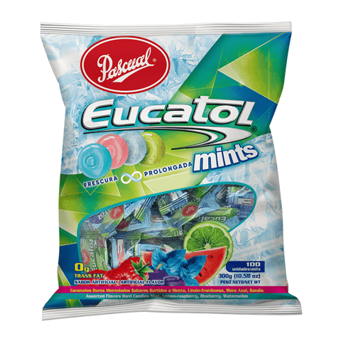 CONFITE EUCATOL MINTS 300GR