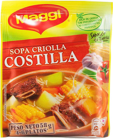 SOPA CRIOLLA COSTILLA 58GR.