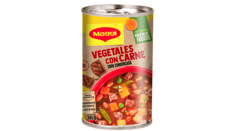 SOPA CARNE Y VEGETALES 305GR.