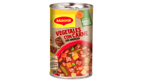 SOPA CARNE Y VEGETALES 305GR.