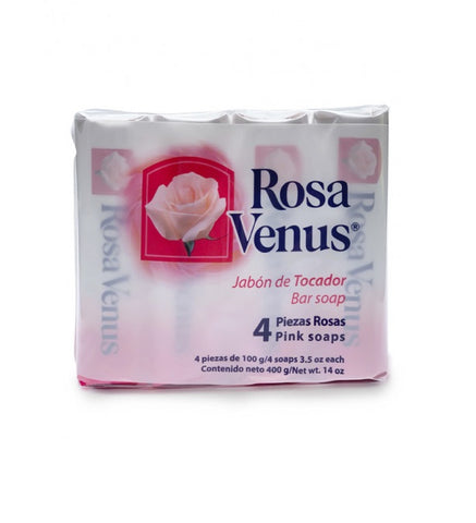 JABON ROSA 4PK. ROSA VENUS 100GR.