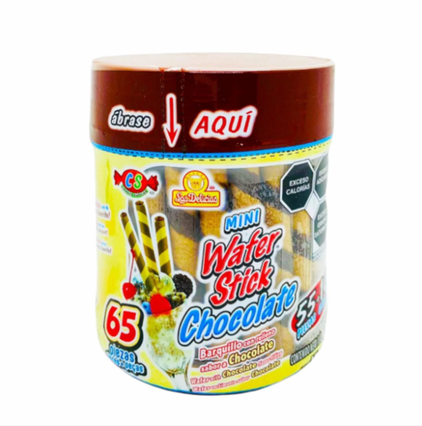 WAFER STICK CHOCOLATE 65UN.