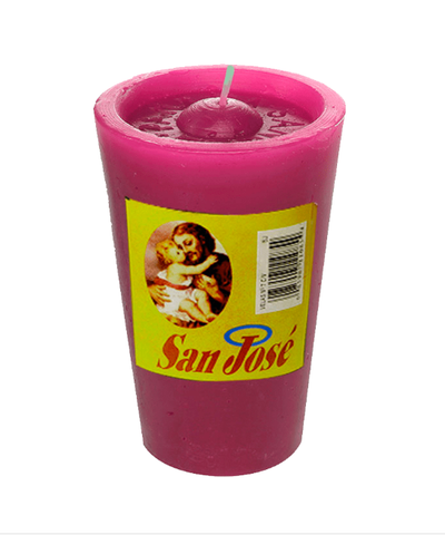 VELA SIN VASO ROSADO 50 HORAS