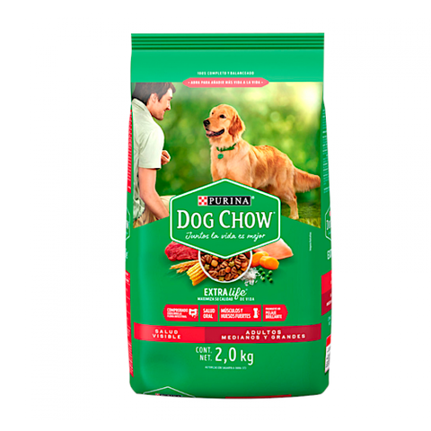 ALIMENTO PARA PERRO ADULTO 2KG.