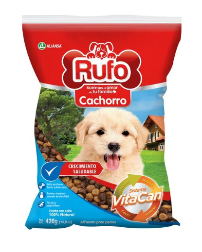 ALIMENTO PARA PERRO CACHORRO 420GR.