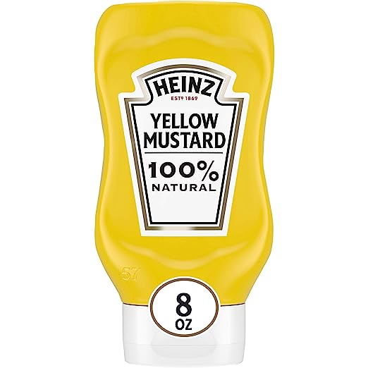 YELLOW MUSTARD HEINZ 8OZ.