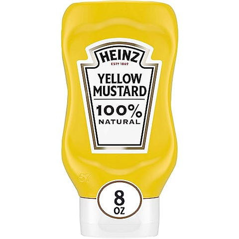 YELLOW MUSTARD HEINZ 8OZ.