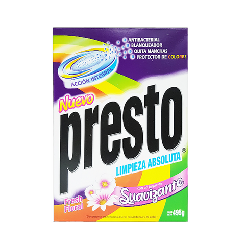 DETERGENTE SUAVIZANTE PRESTO 495GR.