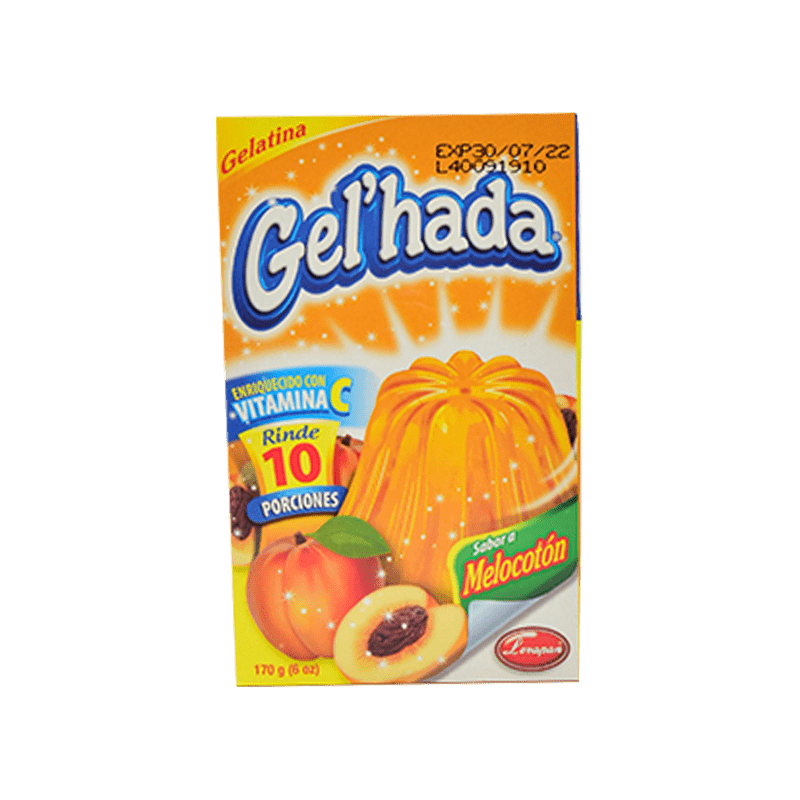 GELATINA MELOCOTON 170GR.