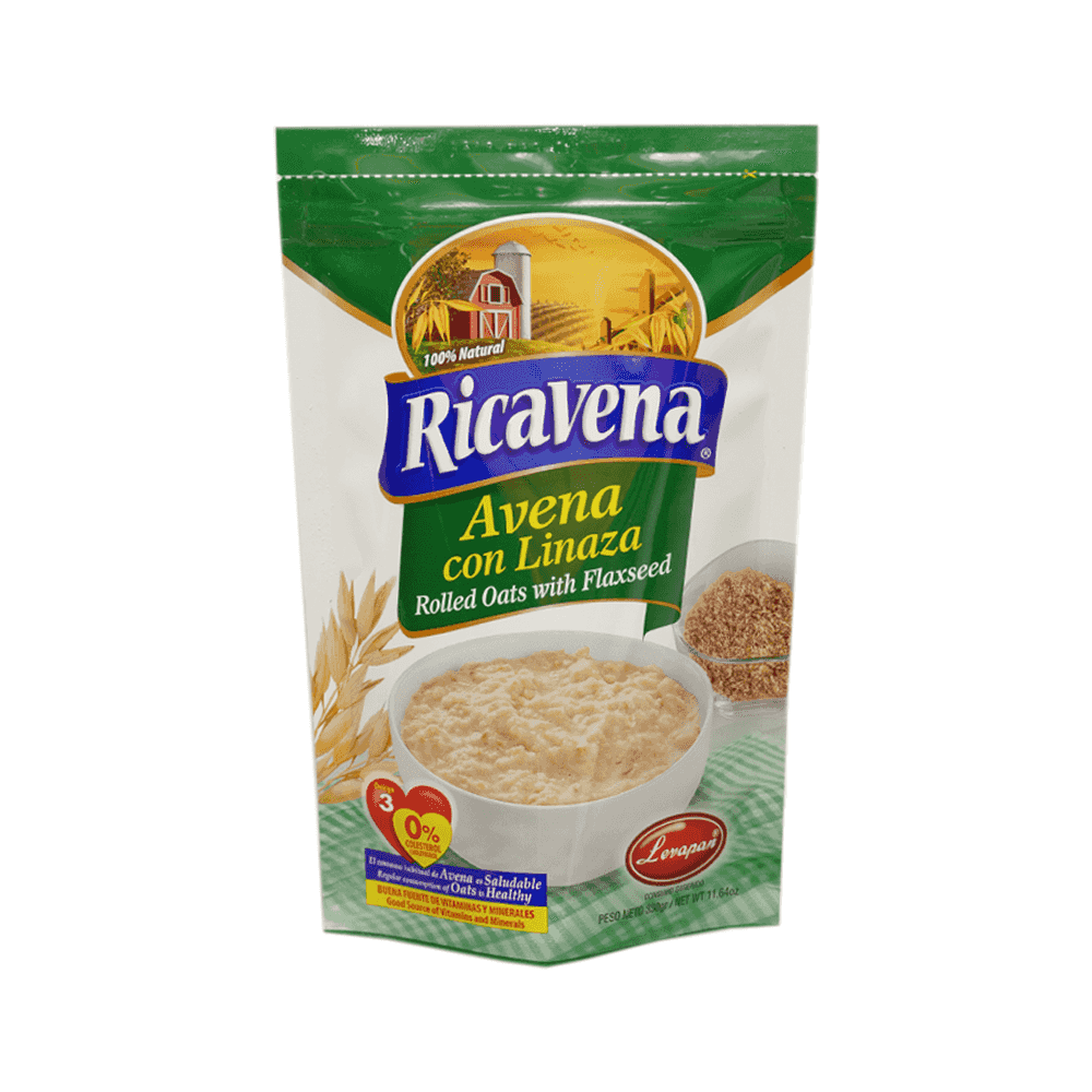 AVENA HOJUELA CON LINAZA 330GR.