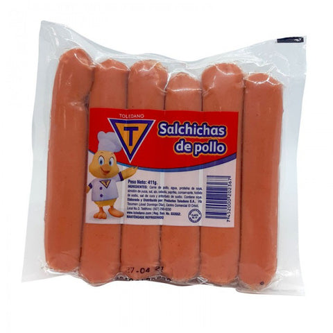 SALCHICHA DE POLLO 411GR