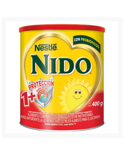 LECHE NIDO 1+ 400GR.