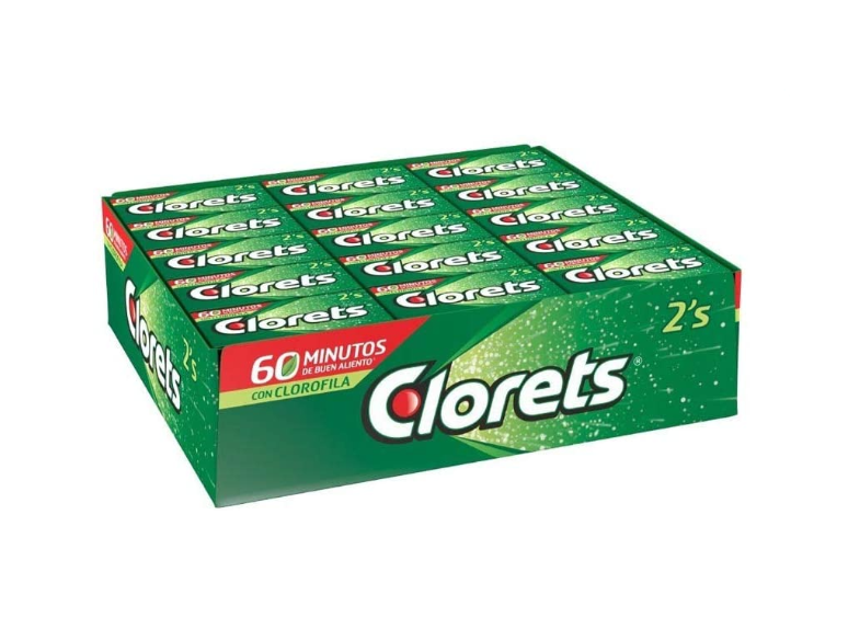 CHICLE CLORET´S 100UN.