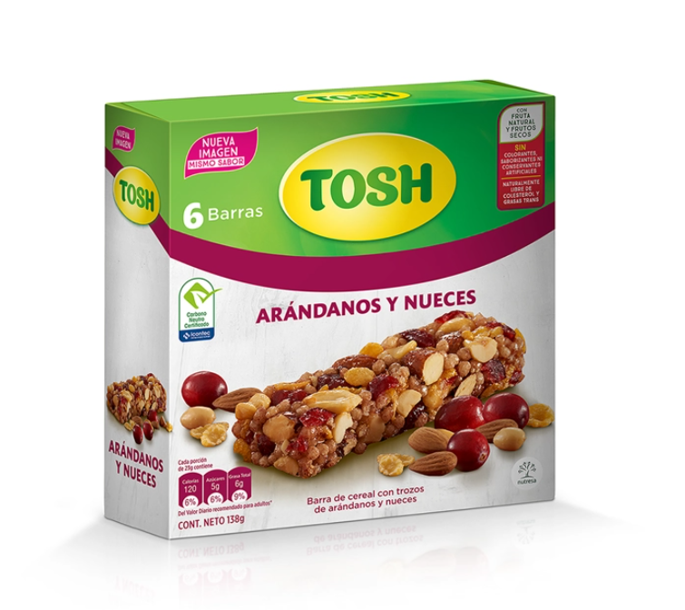 CEREAL BARRA ARANDA Y NUECES 138GR