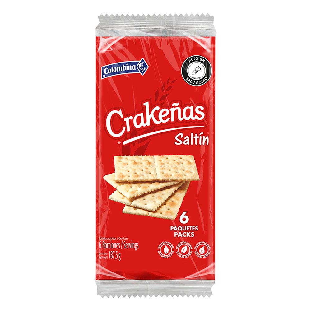 GALLETA SALTIN 6UN.