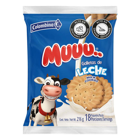 GALLETA MUU DE LECHE 18UN.