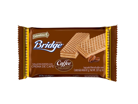 GALLETA BRIDGE COFFEE 87GR.