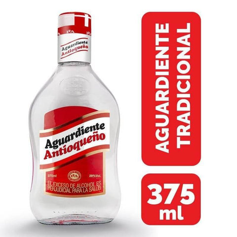 AGUARDIENTE ROJO 375ML.