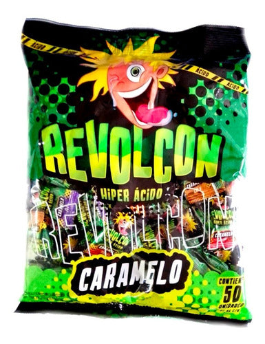 CARAMELO REVOLCON HIPER ACIDO 50UN.