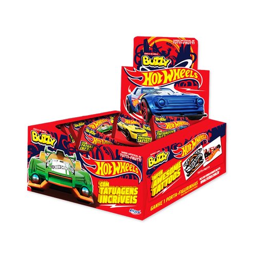 CHICLE TATTOO HOT WHEELS 100UN.