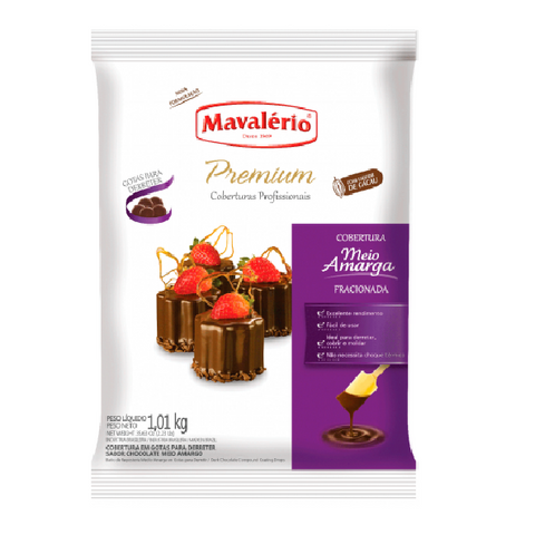 COBERTURA CHOCOLATE AMARGO 1.01KG.