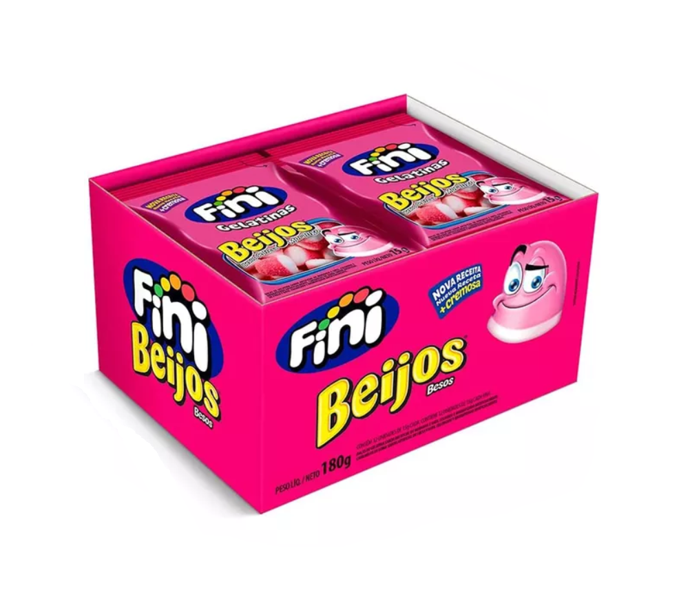 BEIJOS BESOS FRESA 180GR