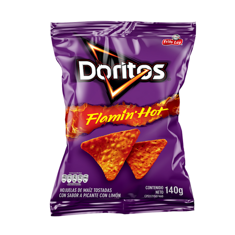 DORITOS FLAMIN'HOT FRITO LAY 12UN.