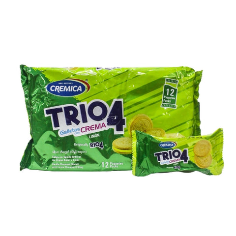 GALLETA TRIO4 LIMON 12UN.