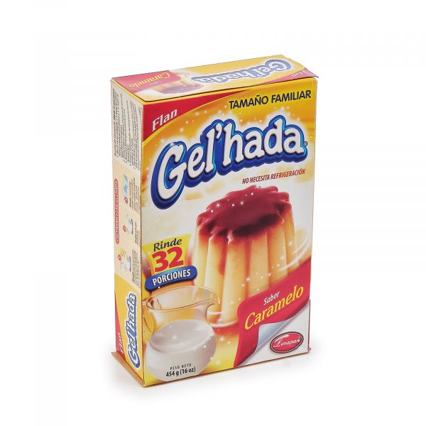 FLAN SABOR CARAMELO 454GR.