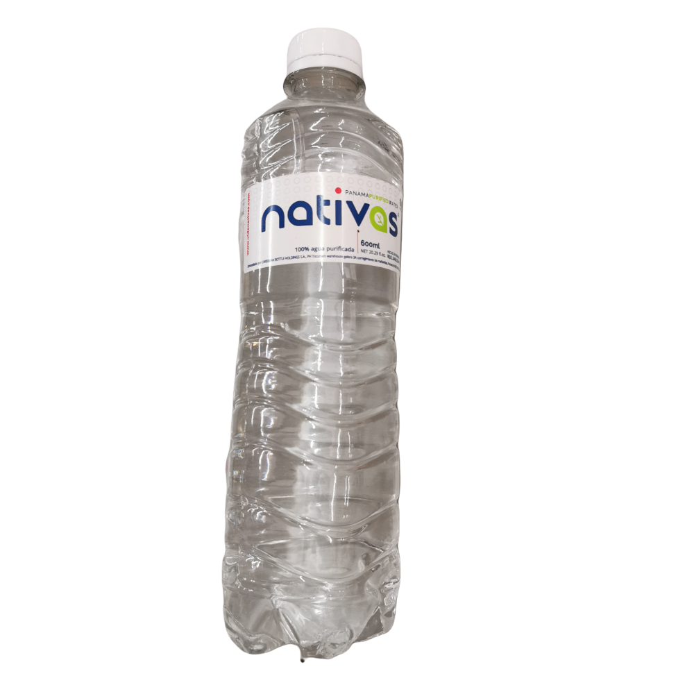 AGUA PURIFICADA 600ML.