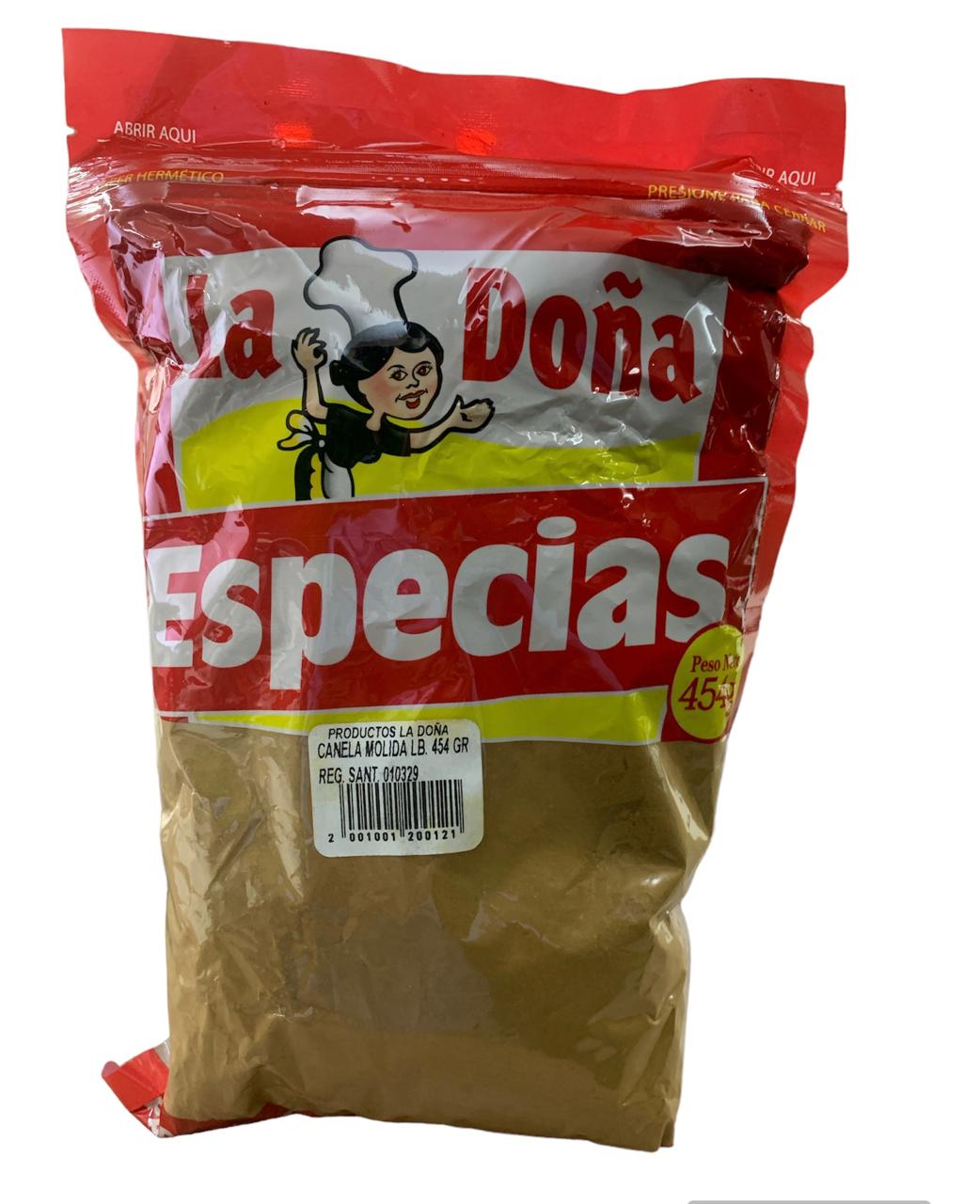 CANELA EN POLVO 454G.