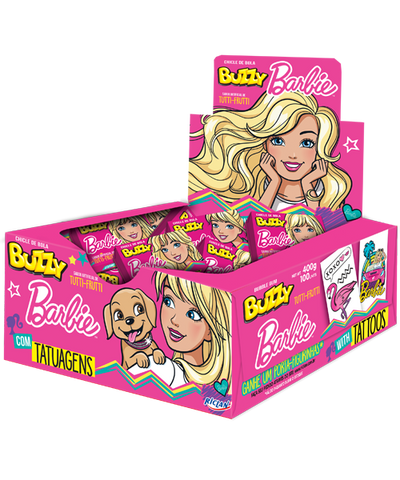 CHICLE TATTOO BARBIE 100UN.