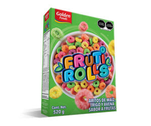 CEREAL FRUTI ROLLS 520GR