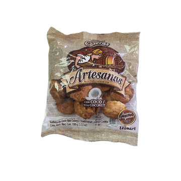GALLETA DE COCO ARTESANA 100GR.
