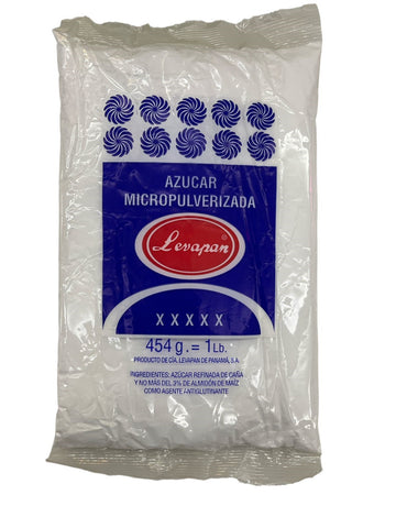 AZUCAR MICROPULVERIZADA LEVAPAN 1LB.