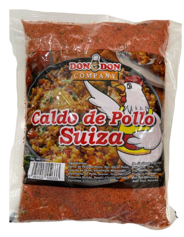 CALDO DE POLLO SUIZA 1LB.