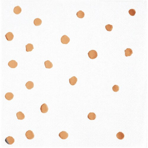 Beverage Napkins Rose Gold Foil