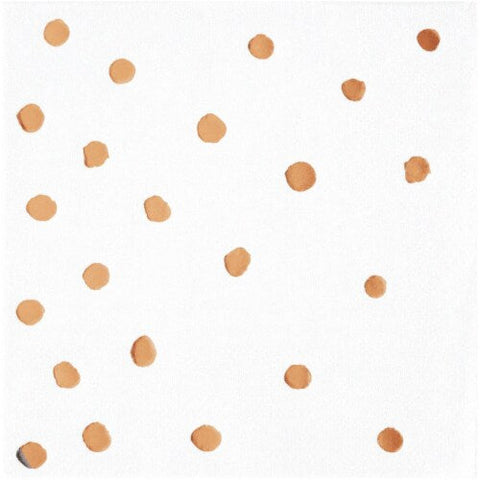 Beverage Napkins Rose Gold Foil