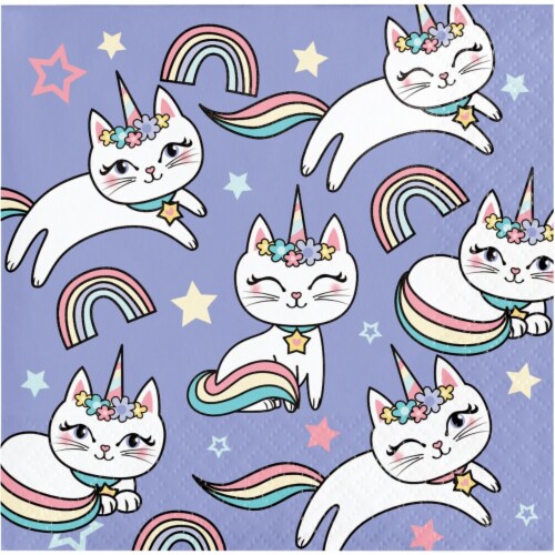 Beverage Napkins Sassy Caticorn