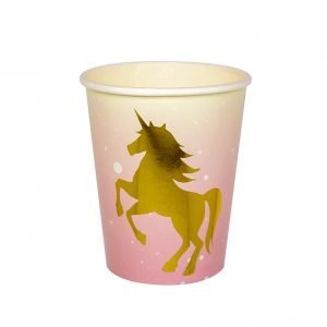 Vaso Rosado Unicornio