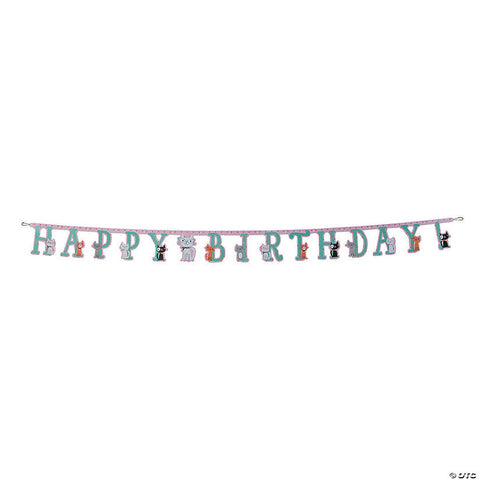Banner HBD Purr-Fect Party