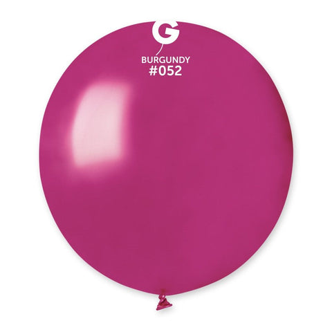 Globo Metálico Burgundy #052