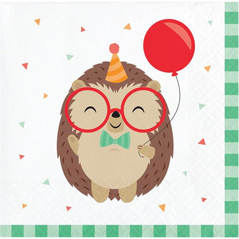 Beverage Napkins Hedgehog
