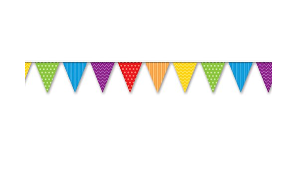 Dots & Stripes Pennant Banner