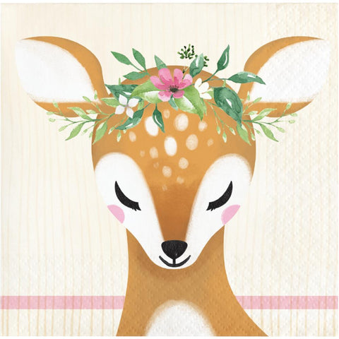 Beverage Napkins Deer Little One