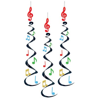 Musical Notes Whirls