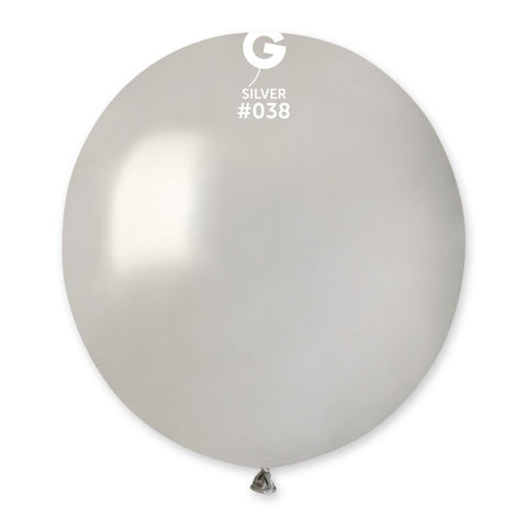 Globo Metálico Silver #038