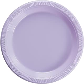 Plato Plástico Lila 9"