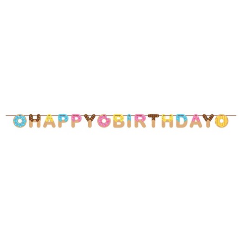 Banner HBD Donut Time